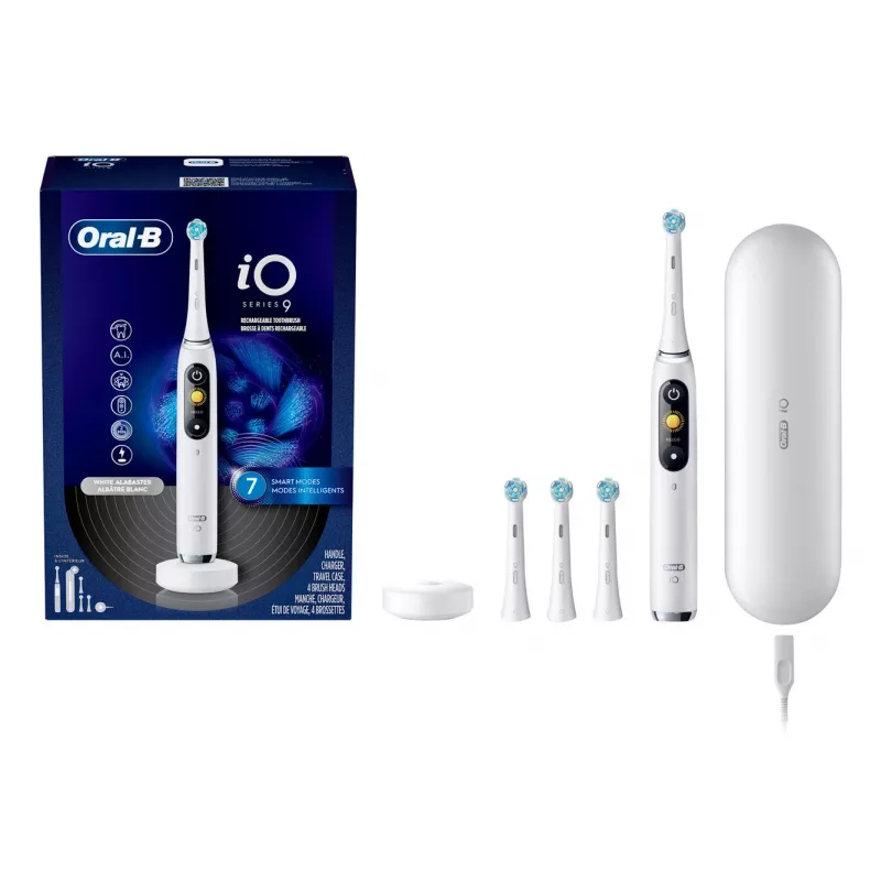 Sähköhammasharja Oral-B iO Series 9 Luxe Edition — White Alabaster