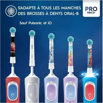 Oral-B Kids Pro Kids3+ 4 kpl monivärinen, valkoinen