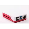 Raspberry Pi RB-CaseP4+06W virallinen kotelo Raspberry Pi 4B:lle, ABS-muovi, punainen/valkoinen