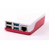 Raspberry Pi RB-CaseP4+06W virallinen kotelo Raspberry Pi 4B:lle, ABS-muovi, punainen/valkoinen