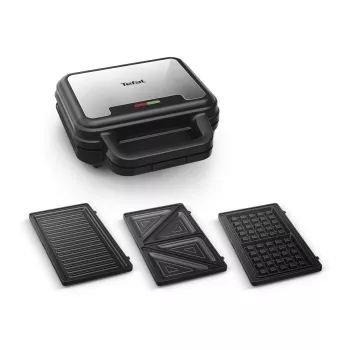 Voileipägrilli Tefal SW383D10 700 W musta, ruostumaton teräs
