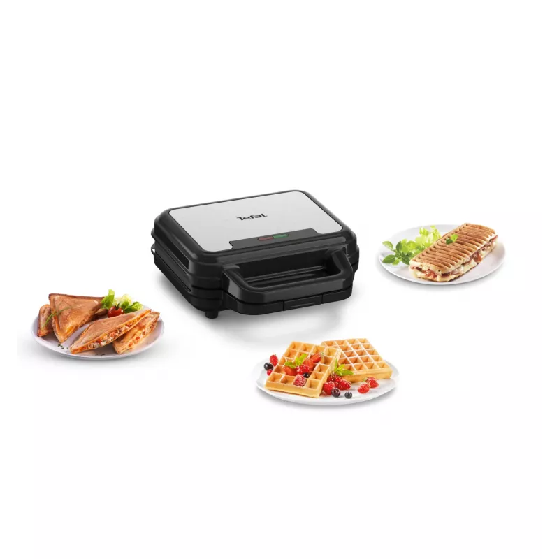 Voileipägrilli Tefal SW383D10 700 W musta, ruostumaton teräs