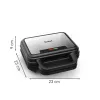 Voileipägrilli Tefal SW383D10 700 W musta, ruostumaton teräs