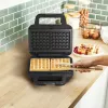 Voileipägrilli Tefal SW383D10 700 W musta, ruostumaton teräs