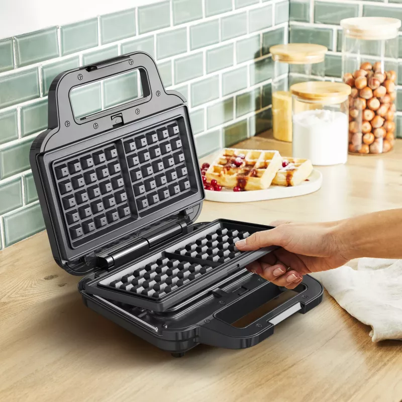 Voileipägrilli Tefal SW383D10 700 W musta, ruostumaton teräs