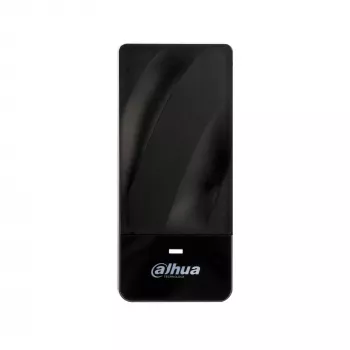 RFID-lukija DAHUA ASR1200E — RS-485/Wiegand-liitäntä, kompakti 96×43×17 mm, musta