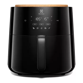 Kiertoilmakypsennin Electrolux EAF7B – 6,8 L, 1800 W, kosketusohjaus, 8 ohjelmaa, max. 200 °C, musta