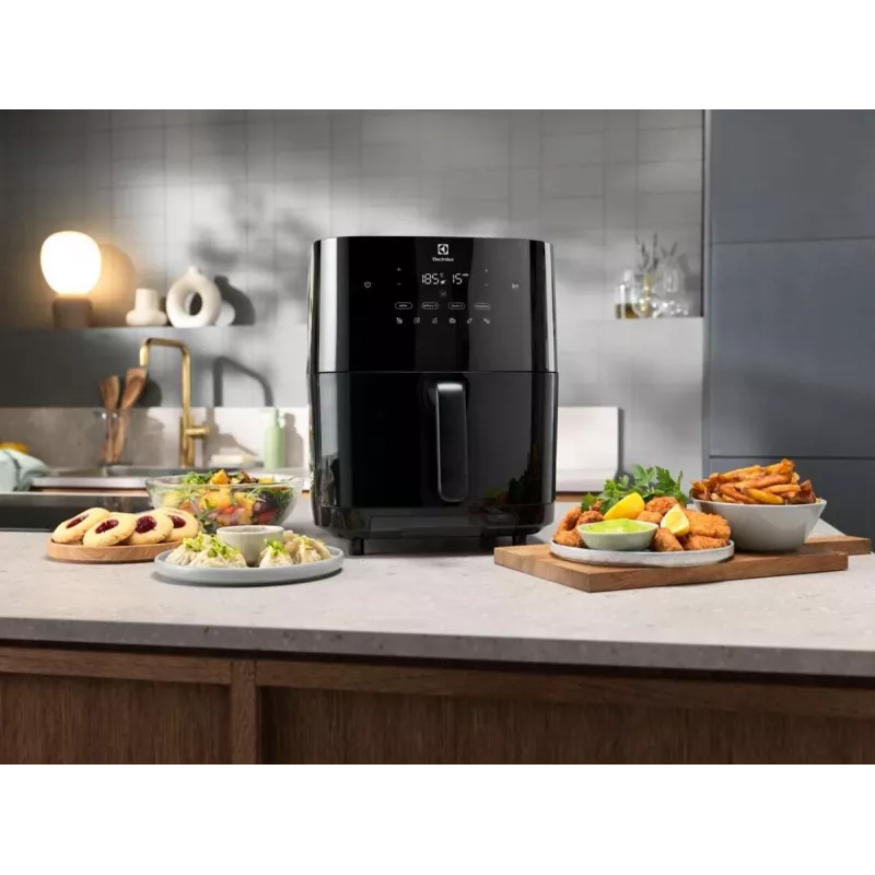 Electrolux EAF7SB yksittäinen 6,9 L vapaasti seisova 1700 W kiertoilmakypsennin musta