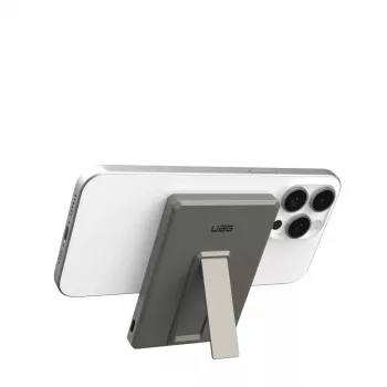 Urban Armor Gear 9B4417113636 Ultra Slim Rugged magneettinen langaton varavirtalähde, 5000 mAh, 20 W, titaani