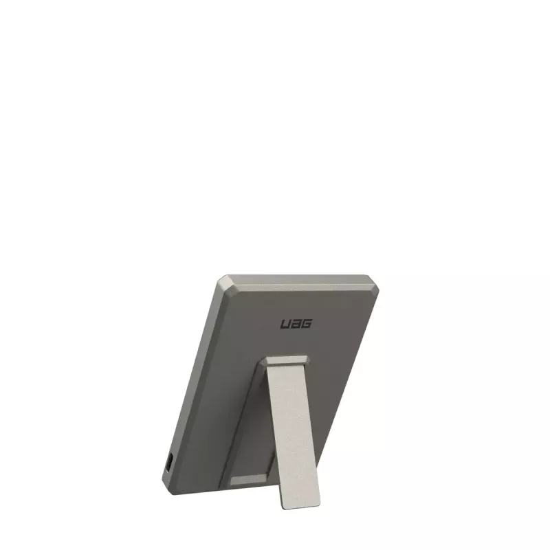 Urban Armor Gear 9B4417113636 Ultra Slim Rugged magneettinen langaton varavirtalähde, 5000 mAh, 20 W, titaani