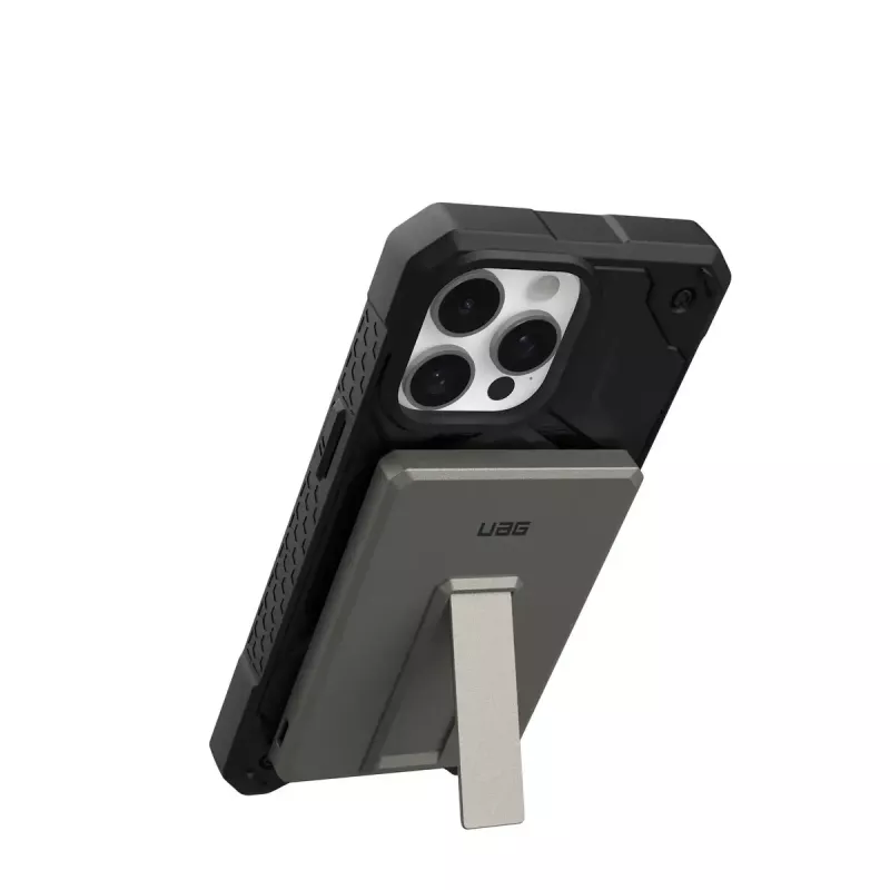 Urban Armor Gear 9B4417113636 Ultra Slim Rugged magneettinen langaton varavirtalähde, 5000 mAh, 20 W, titaani