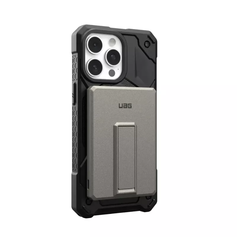 Urban Armor Gear 9B4417113636 Ultra Slim Rugged magneettinen langaton varavirtalähde, 5000 mAh, 20 W, titaani