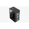 PC-kotelo Aerocool Falcon ARGB Midi Tower musta