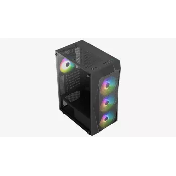 PC-kotelo Aerocool Falcon ARGB Midi Tower musta