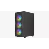 PC-kotelo Aerocool Falcon ARGB Midi Tower musta