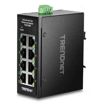 Hallitsematon kytkin Trendnet TI-ELC80 8 porttia Fast Ethernet 10/100