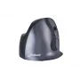 BakkerElkhuizen Evoluent D Small Wireless, oikeakätinen, pystysuunnittelu, laser, RF Wireless, 3200 DPI, musta