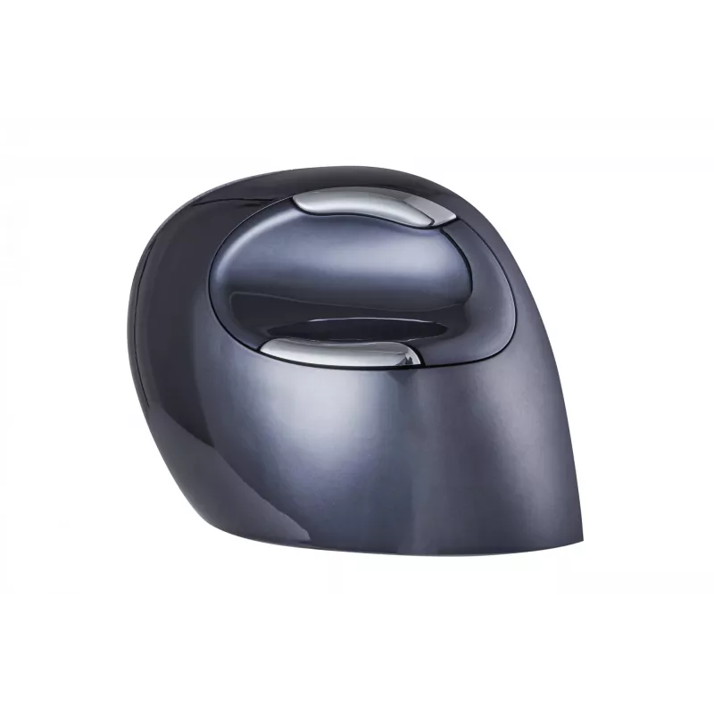 BakkerElkhuizen Evoluent D Small Wireless, oikeakätinen, pystysuunnittelu, laser, RF Wireless, 3200 DPI, musta