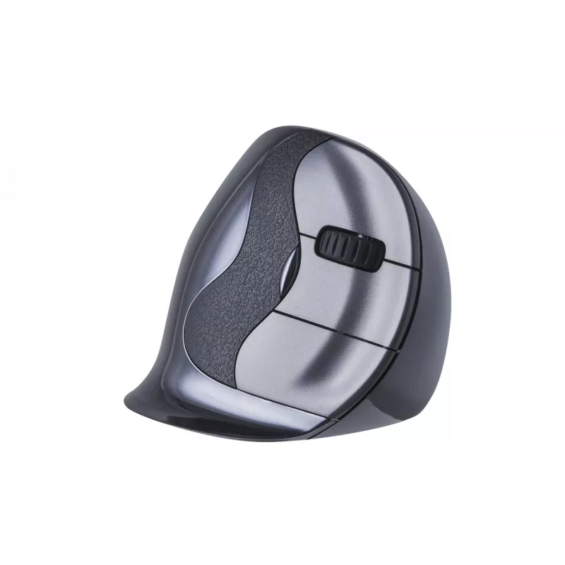 BakkerElkhuizen Evoluent D Small Wireless, oikeakätinen, pystysuunnittelu, laser, RF Wireless, 3200 DPI, musta