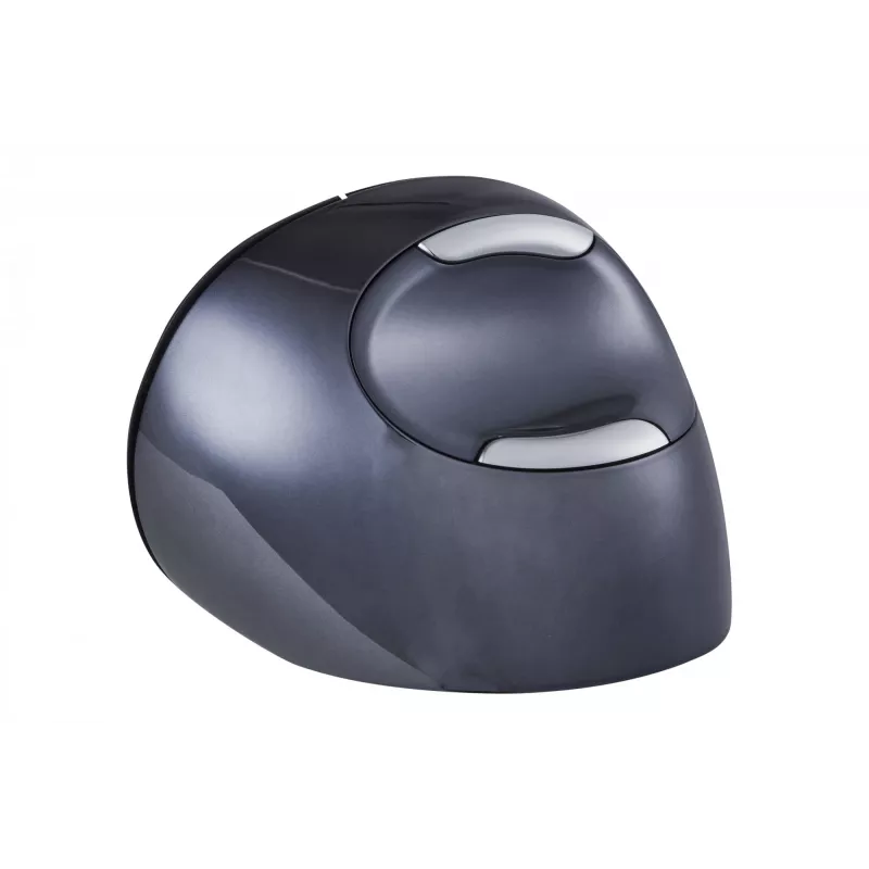 BakkerElkhuizen Evoluent D Small Wireless, oikeakätinen, pystysuunnittelu, laser, RF Wireless, 3200 DPI, musta