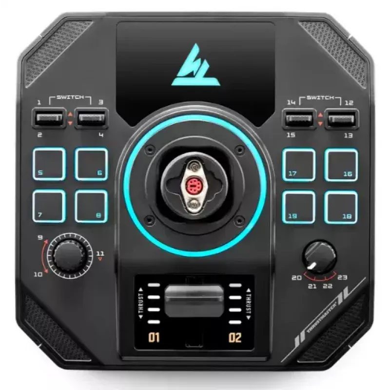 Thrustmaster Sol-R 4 HOTAS musta USB joystick + moottorinohjausvipu analoginen / digitaalinen PC