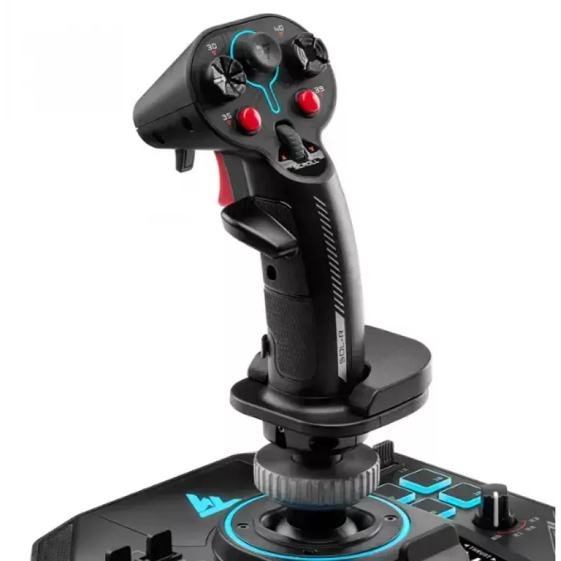 Thrustmaster Sol-R 4 HOTAS musta USB joystick + moottorinohjausvipu analoginen / digitaalinen PC