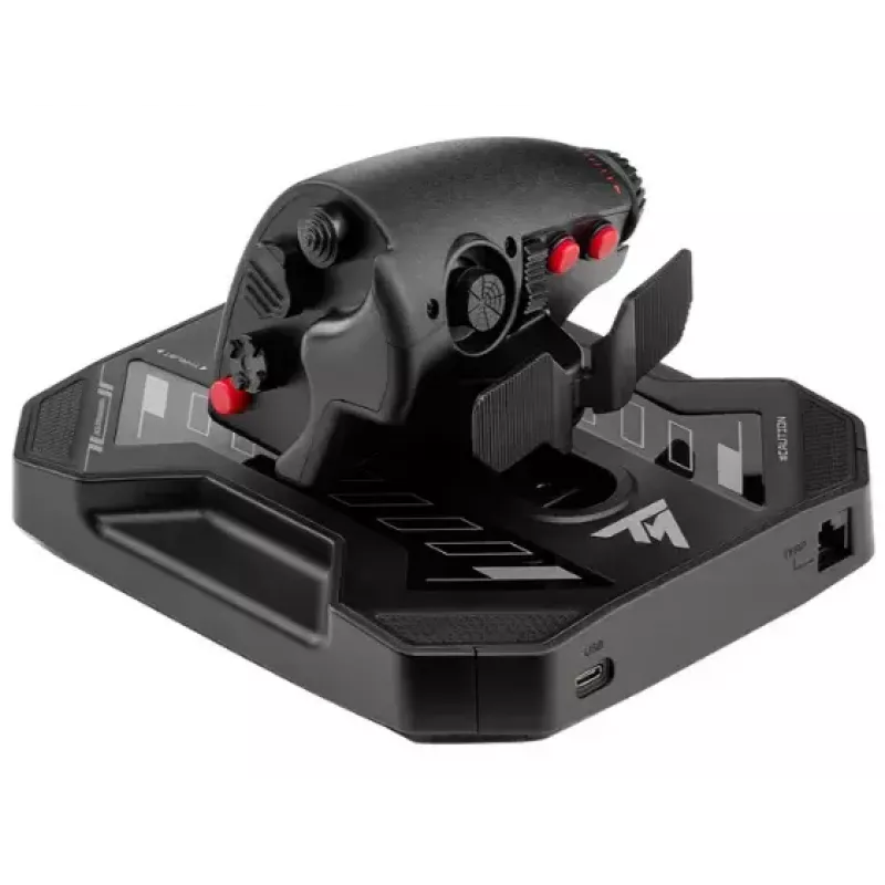 Työntöregulaattori Thrustmaster Sol-R 6 musta USB Type-C johdollinen analoginen/digitaalinen PC:lle, koko 170×205×125 mm