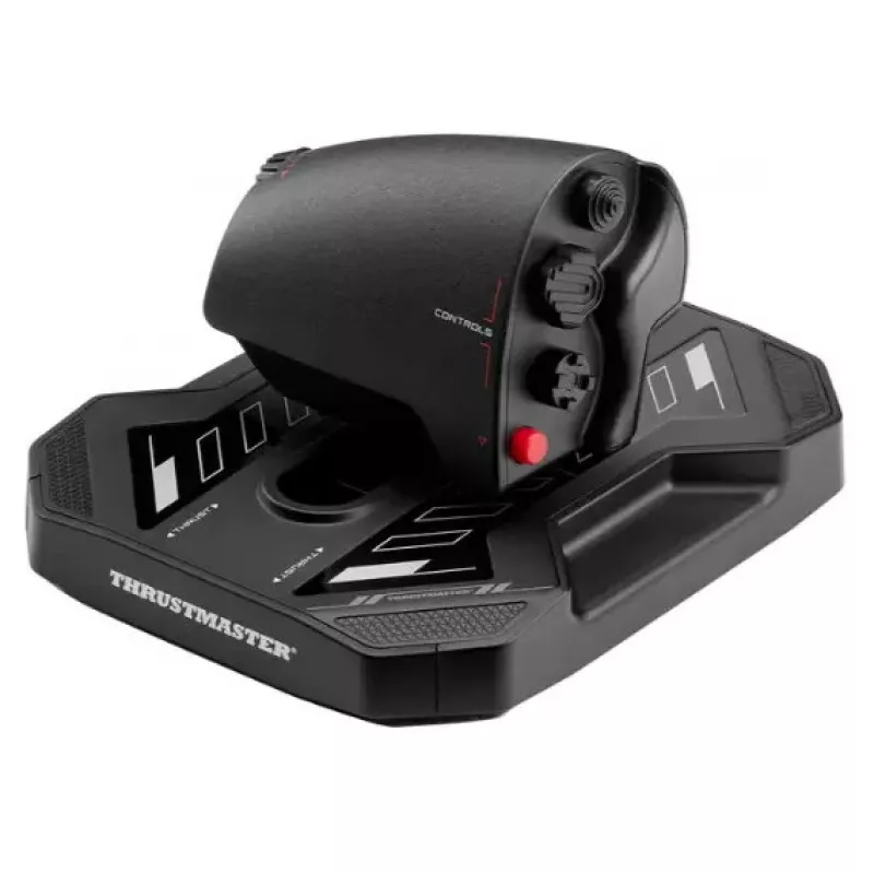 Työntöregulaattori Thrustmaster Sol-R 6 musta USB Type-C johdollinen analoginen/digitaalinen PC:lle, koko 170×205×125 mm