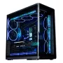 ZALMAN P60 musta PC-miditornikotelo – ATX/Mini-ITX, karkaistu lasi, 3×120 mm sivutuulettimet + 2×120 mm takatuulettimet, 290×475×478 mm