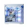 ZALMAN P60 PC-kotelo miditorni 5×ARGB-tuulettimella, valkoinen