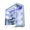 ZALMAN P60 PC-kotelo miditorni 5×ARGB-tuulettimella, valkoinen