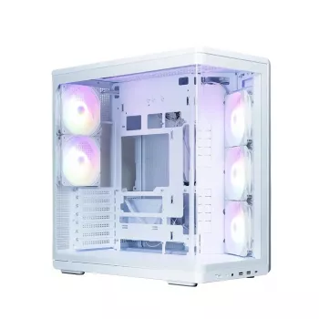 ZALMAN P60 PC-kotelo miditorni 5×ARGB-tuulettimella, valkoinen