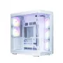 ZALMAN P60 PC-kotelo miditorni 5×ARGB-tuulettimella, valkoinen