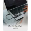 M.2 NVMe SSD-kotelo icybox IB-1601MP-CU31 USB 3.2 Gen 2 Type-C 10 Gbps