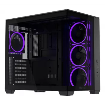 ASUS A32 PLUS TG ARGB tietokonekotelo, musta, ATX/micro ATX/Mini-ITX
