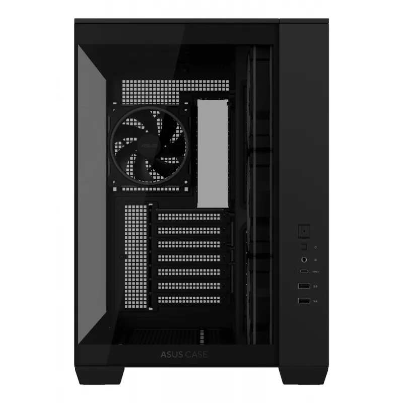 ASUS A32 PLUS TG ARGB tietokonekotelo, musta, ATX/micro ATX/Mini-ITX