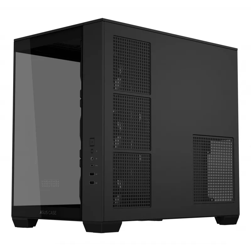 ASUS A32 PLUS TG ARGB tietokonekotelo, musta, ATX/micro ATX/Mini-ITX