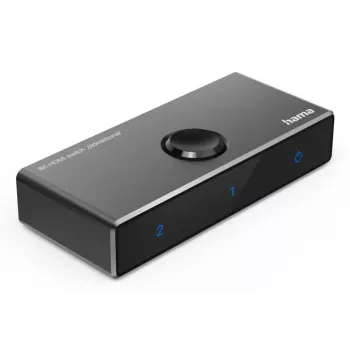 HAMA 8K HDMI kaksisuuntainen kytkin — 1 tulo 2 lähtöön / 2 tuloa 1 lähtöön, malli 00205324