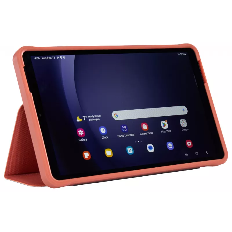 Case Logic SnapView CSGE-2196 kansikotelo Samsung Galaxy Tab A9 8,7 tuumaa (22,1 cm), punainen Sienna Red