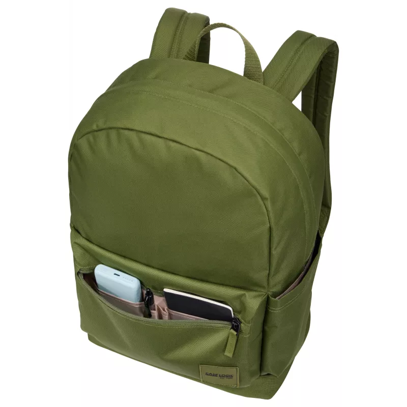 Case Logic Campus CCAM1216 Hawthorne vihreä reppu Casual-reppu musta polyesteri
