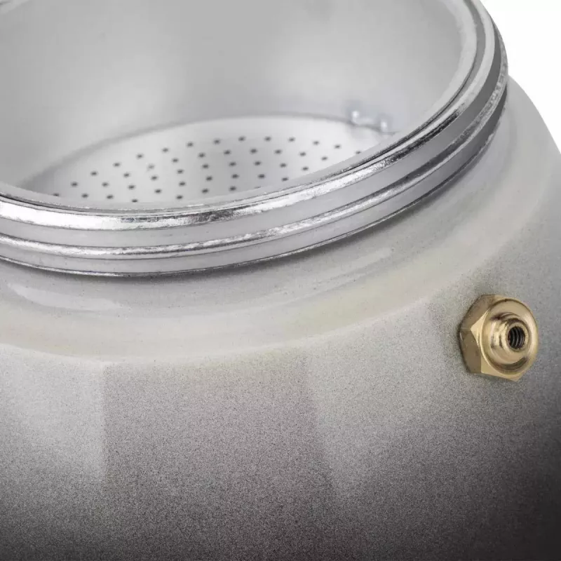 Jata HCAF2406 mokkakeitin, 6 kuppia (0,3 l), alumiini, induktiokeittotasoille sopiva