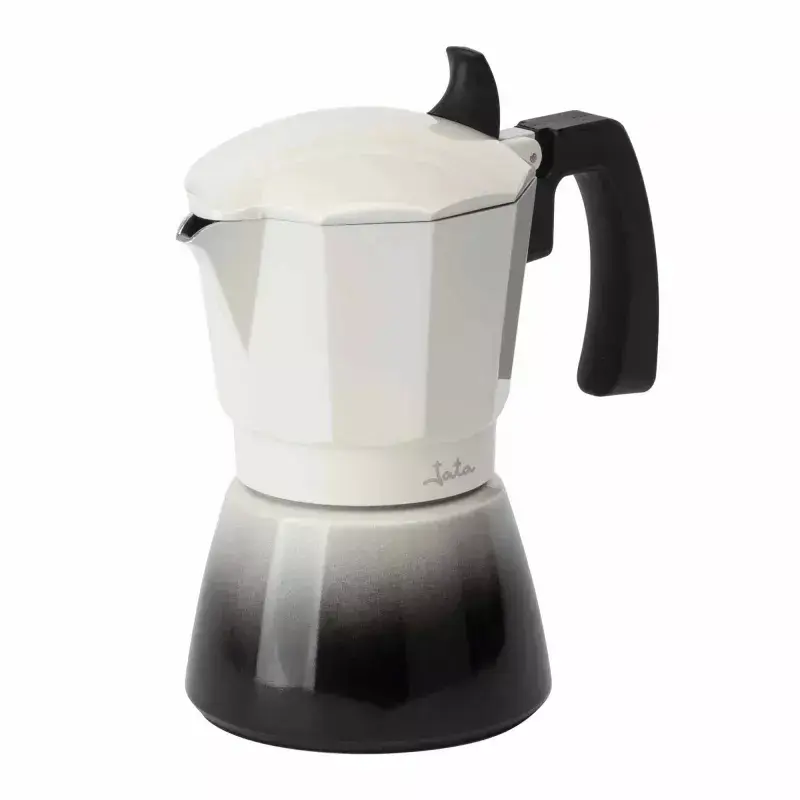 Jata HCAF2412 mokkakeitin, 12 kuppia (0,7 l), alumiini, induktiokeittotasoille sopiva, 10,8 cm pohja