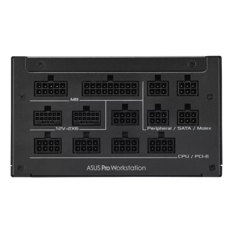 ASUS Pro WS 1600W Platinum verkkolaite 20+4 pin ATX ATX musta