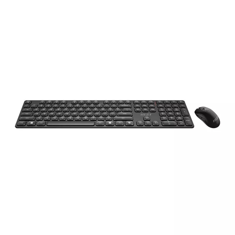 MSI FORGE K210 WIRELESS COMBO näppäimistö hiiri sisältyy Home/Office USB QWERTY US English musta