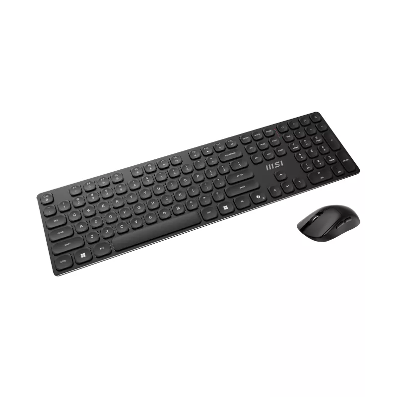 MSI FORGE K210 WIRELESS COMBO näppäimistö hiiri sisältyy Home/Office USB QWERTY US English musta