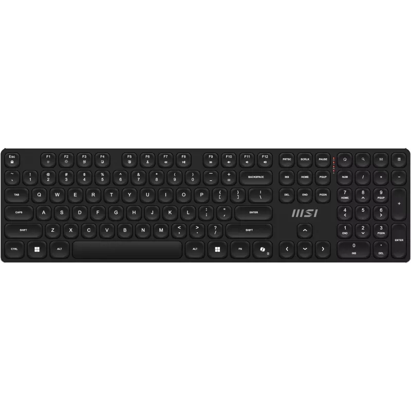 MSI FORGE K210 WIRELESS COMBO näppäimistö hiiri sisältyy Home/Office USB QWERTY US English musta