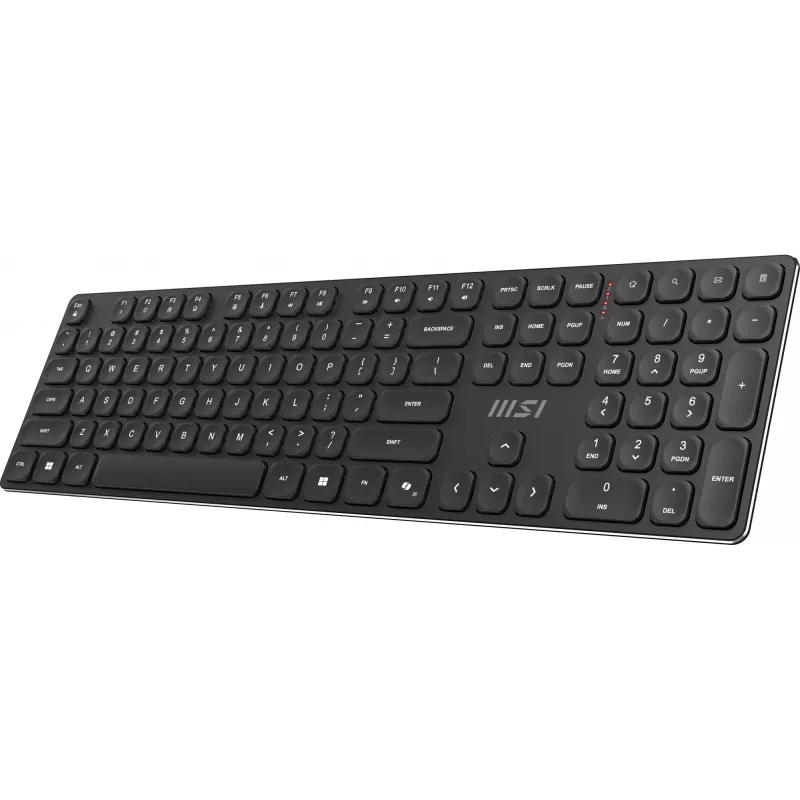 MSI FORGE K210 WIRELESS COMBO näppäimistö hiiri sisältyy Home/Office USB QWERTY US English musta