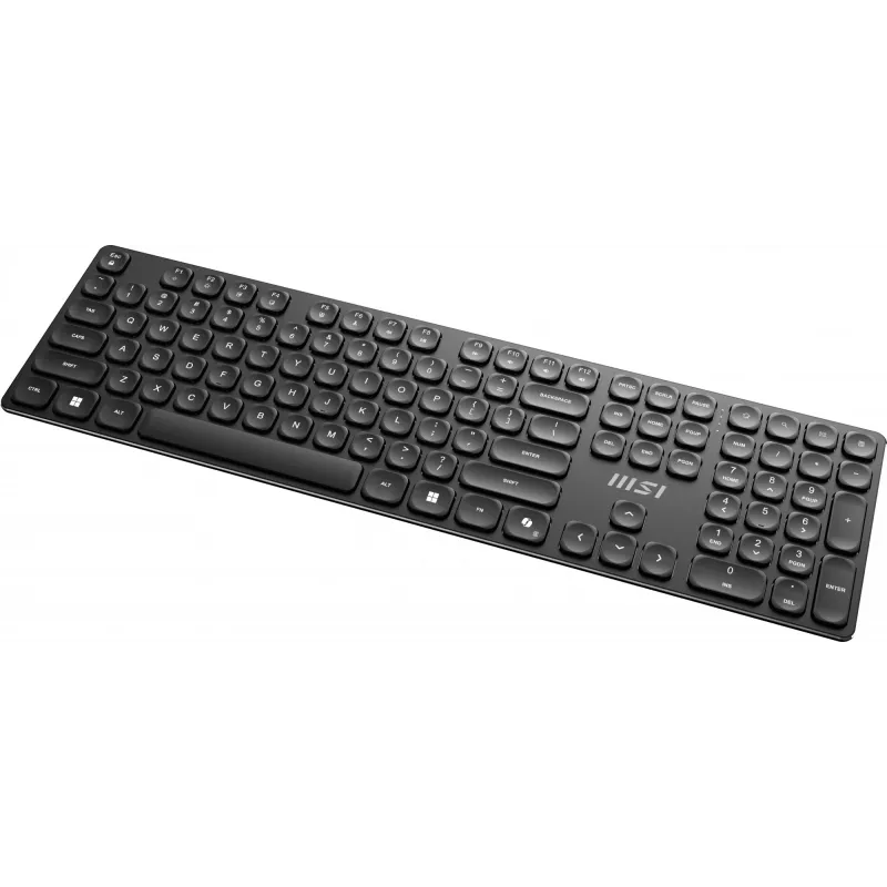 MSI FORGE K210 WIRELESS COMBO näppäimistö hiiri sisältyy Home/Office USB QWERTY US English musta