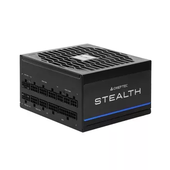 Virtalähde CHIEFTEC Stealth Vega M Series SPX-1200-FC 1200W 24-pin ATX 80 PLUS Platinum musta 135 mm tuuletin