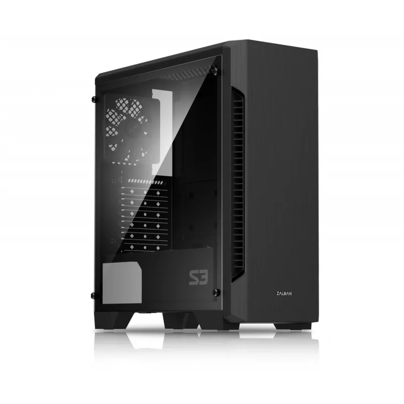 Zalman S3 tietokonekotelo Midi Tower musta